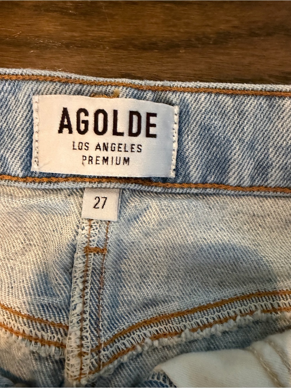 Agolde Light Wash High-Rise Women's Jeans